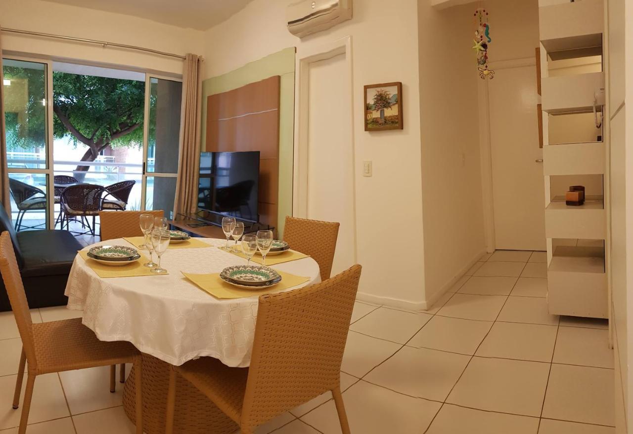 Palm Beach Porto Das Dunas, Apartamento Todo Climatizado Terreo A 350 Metros Beach Park Aquiraz Ngoại thất bức ảnh