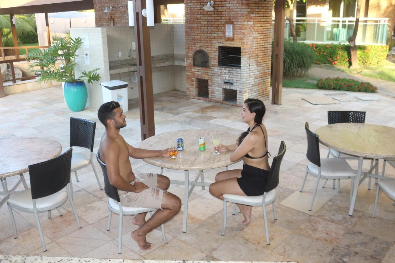 Palm Beach Porto Das Dunas, Apartamento Todo Climatizado Terreo A 350 Metros Beach Park Aquiraz Ngoại thất bức ảnh