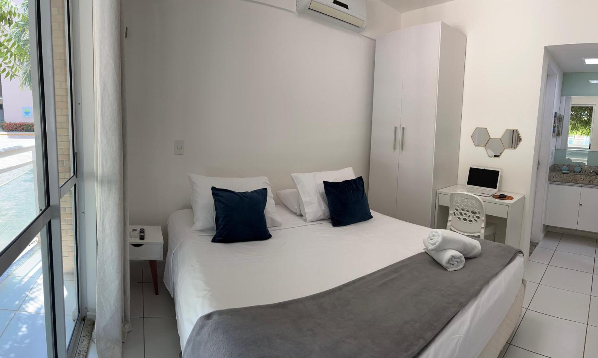 Palm Beach Porto Das Dunas, Apartamento Todo Climatizado Terreo A 350 Metros Beach Park Aquiraz Ngoại thất bức ảnh